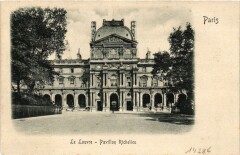 Paris Le Louvre Pavillon Richelieu Embossed