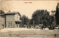 Entrée des Buttes-Chaumont à Paris 19e