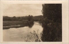 Meuse - Landscape with a River - Photo Postcard