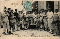 Militaire Camp de Sissonne - Epluchage de Pommes de Terre à Sissonne