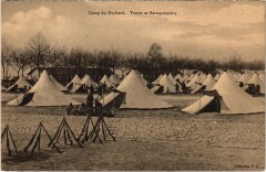Militaire - Camp du Ruchard - Tentes et Baraquements