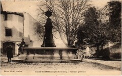 Saint-Cézaire - Fontaine publique -
													06 Alpes Maritimes
												