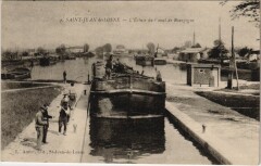 L'Ecluse du Canal de Bourgogne à Saint-Usage