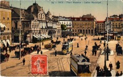 Nice- Place Massena , Casino Municipal France