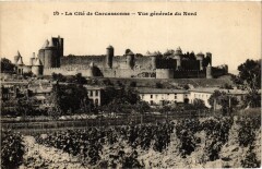 Carcassonne Vue Generale du Nord France à Carcassonne