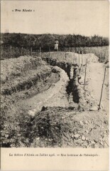 Pro Alesia - Mur intérieur de l'hémicycle