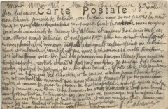La Grande Guerre-Vue intérieure de l'Eglise d'Hebuterne