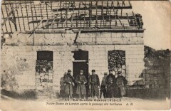La Grande Guerre-N.-D. de Lorette aprés le passage des barbares