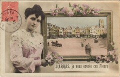 D'ARRAS, je vous envoie ces Fleurs à Arras