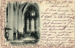 Saint Claude- Interieur de la Cathedrale France à Saint-Claude