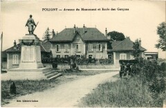 Poligny- Avenue du Monument et Ecole des Garcons France -
																					39800 Poligny
																			