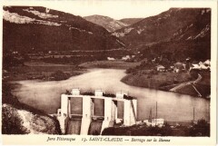 Saint Claude- Barrage sur la Bienne France à Saint-Claude