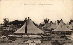 Camp-de-Mailly - Séchage des paillasses -
													10 Aube
												