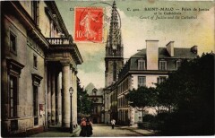 Saint-Malo Palais de Justice et la Cathedrale France à Saint-Malo