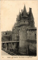 Vitre Le Chateau, Les Fosses et le Pont Levis France