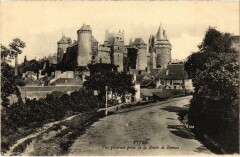 Vitre Vue Generale prise de la Route de Rennes France à Rennes