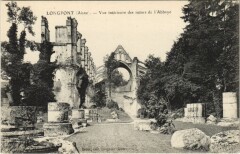 Longpont - Vue Interieure des Ruines de l'Abbaye à Longpont