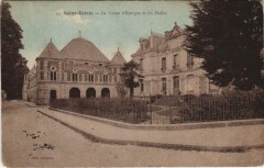 Saint-Calais - La Caisse d'Epargue et les Halles -
													28 Eure et Loir
												