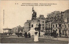 Boulogne-sur-Mer - Boulevard Sainte-Beuve Statue du General Jose à Boulogne-sur-Mer