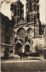 Laon- carte photo France