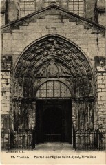 Provins Portail de l'Eglise Saint-Ayoul à Provins