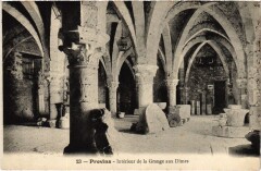 Provins Interieur de la Grange aux Dimes à Provins