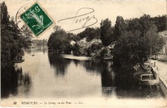 Nemours Le Loing vu du Pont à Nemours