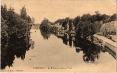 Nemours Le Loing en aval du Pont à Nemours