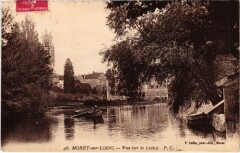Moret sur Loing vue sur le Loing