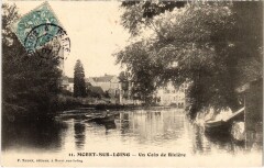 Moret sur Loing Un coin de Riviere