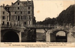Meaux Pont des Moulins Detruit - 1914 à Meaux