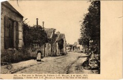 Barbizon Rue avec la Maison du Peintre J.-F. Millet à Barbizon