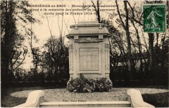 Ferrieres en Brie Monument Commemoratif