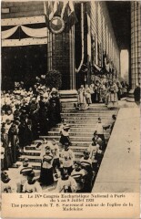 Paris Congres Eucharistique 1923 une procession
