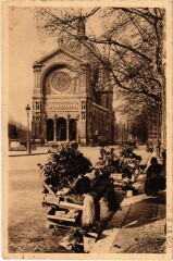 Paris Petits Metiers la marchande de fleurs