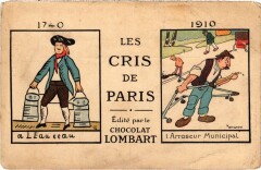 Paris Petits Metiers Les Cris de Paris l'Arroseur Municipal