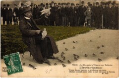 Paris 1e Le Charmeur d'Oiseaux Aux Tuileries à Paris 1er