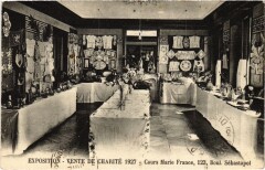 Paris 1e 123, Bd Sebastopol Expo vente de Charite 1927 -
																					75001 Paris 1er
																			