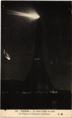 Paris 7e Tour Eiffel par nuit, by night à Paris 7e