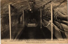 Paris Souterrain Les Egouts Services de l'Assainissement