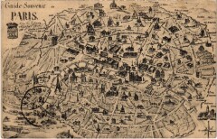 Paris carte map plan
