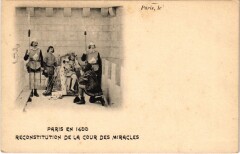 Paris en 1400 Reconstitution de la Cour des Miracles