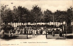 Carte postale ancienne Square Necker, rue de la Procession
                                                                     à Paris 15e
                                