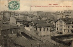 Carte postale ancienne L'Hôpital Saint-Joseph - Rue Didot, Panorama
                                                                     à Paris 14e
                                