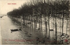 Crue de la Seine, inondation du Quai de Bercy - L'Enchaînage des tonneaux -
																					75012 Paris 12e
																			