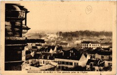 Montereau Vue Generale prise de l'Eglise
