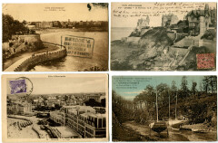 Ille et Vilaine Dinard Lot de 8 cartes postales anciennes à Dinard