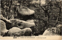 Foret de Fontainebleau La Roche qui tremble à Fontainebleau