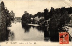 Nemours Le Loing vu du Pont à Nemours