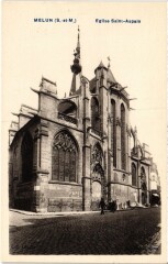 Melun Eglise Saint-Aspais à Melun